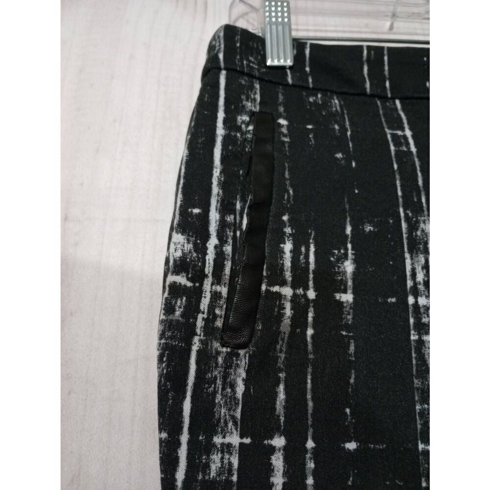 Banana Republic Pants Ladies 6 Petite Sloan Black White - Picture 5 of 9